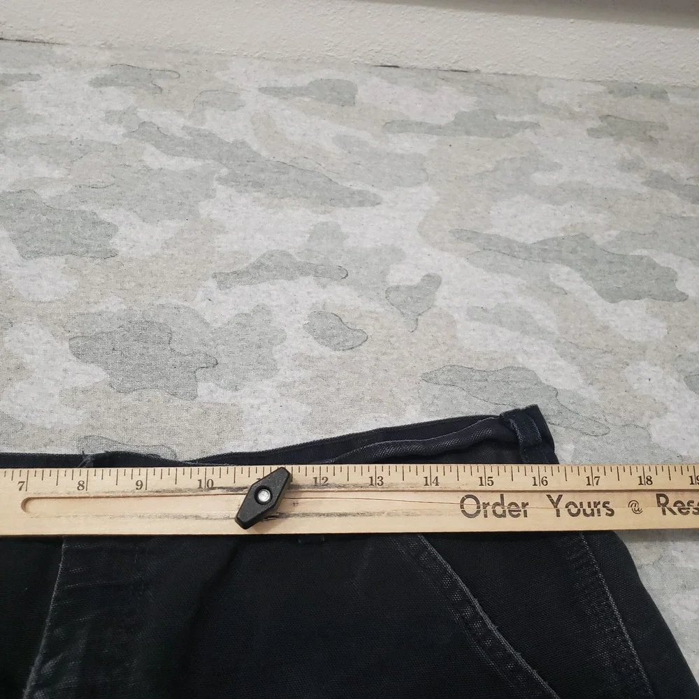 Vintage Carhartt Double Knee Pants Mens 36x34 Black B01 Workwear Made In USA